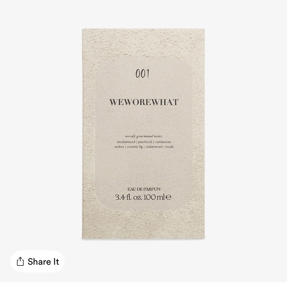WeWoreWhat Eau de Parfum with Textured Design
